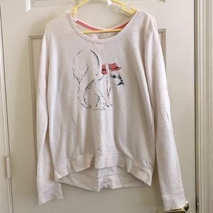 Light Cream Sweater Cute Squirrel